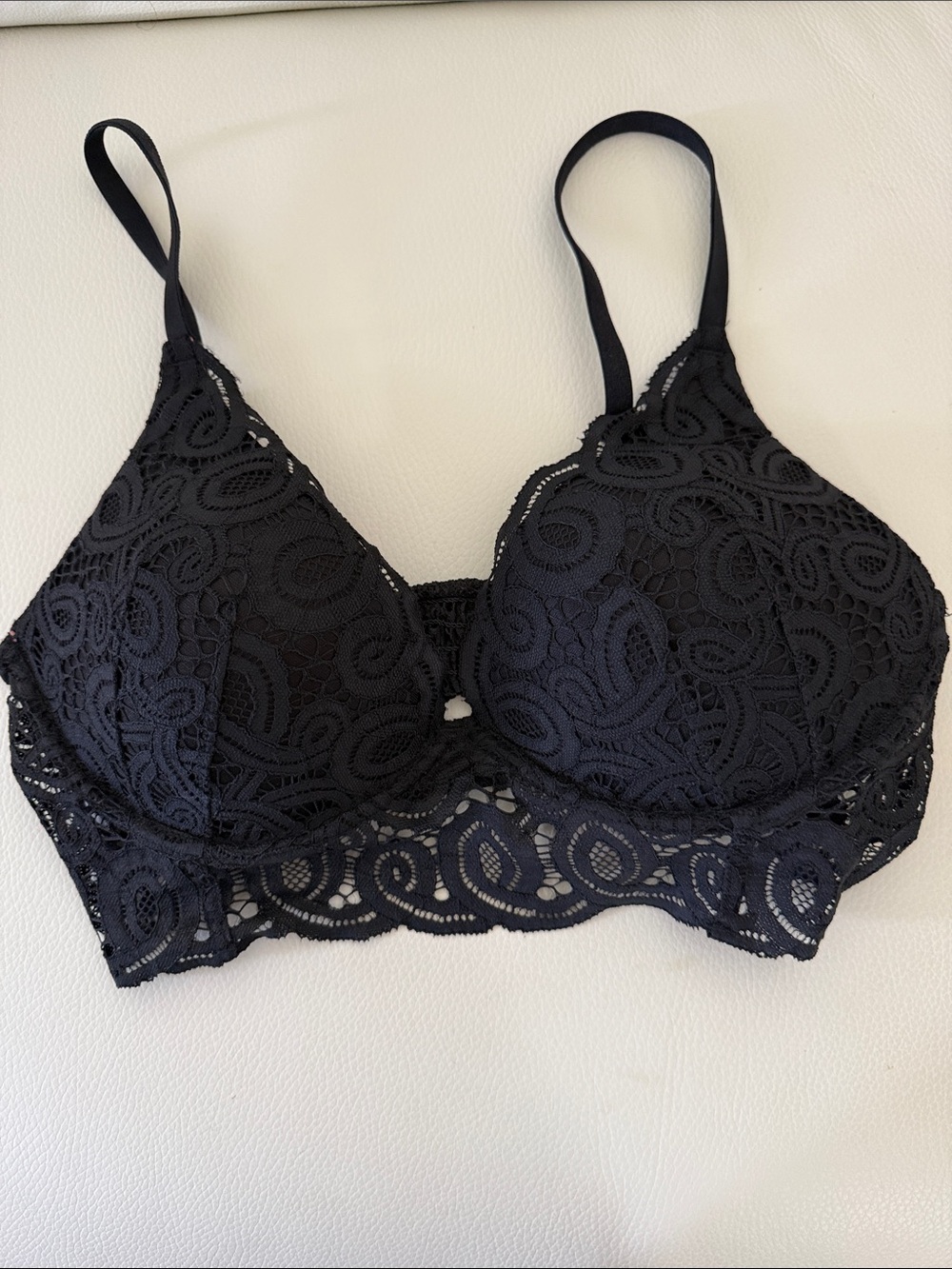 PINK Victoria's Secret Black Lace Bralette